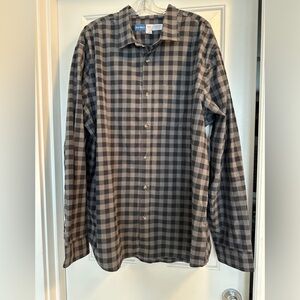 NWT Men’s 3XLT checked button down shirt
